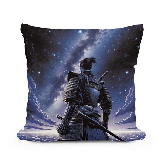 Cosmic Samurai Cotton Cushion