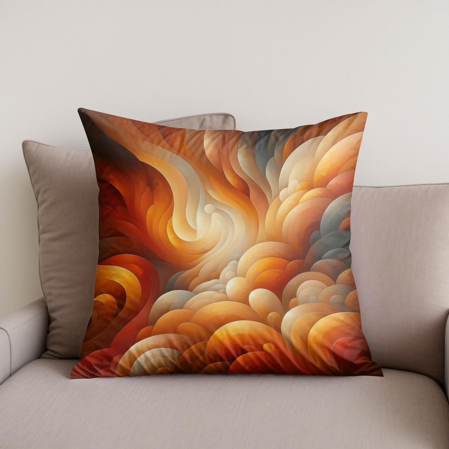 Autumn's Embrace Cotton Cushion
