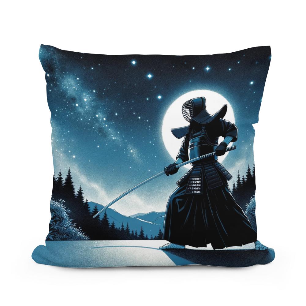 Kendo Under Starlight Cotton Cushion