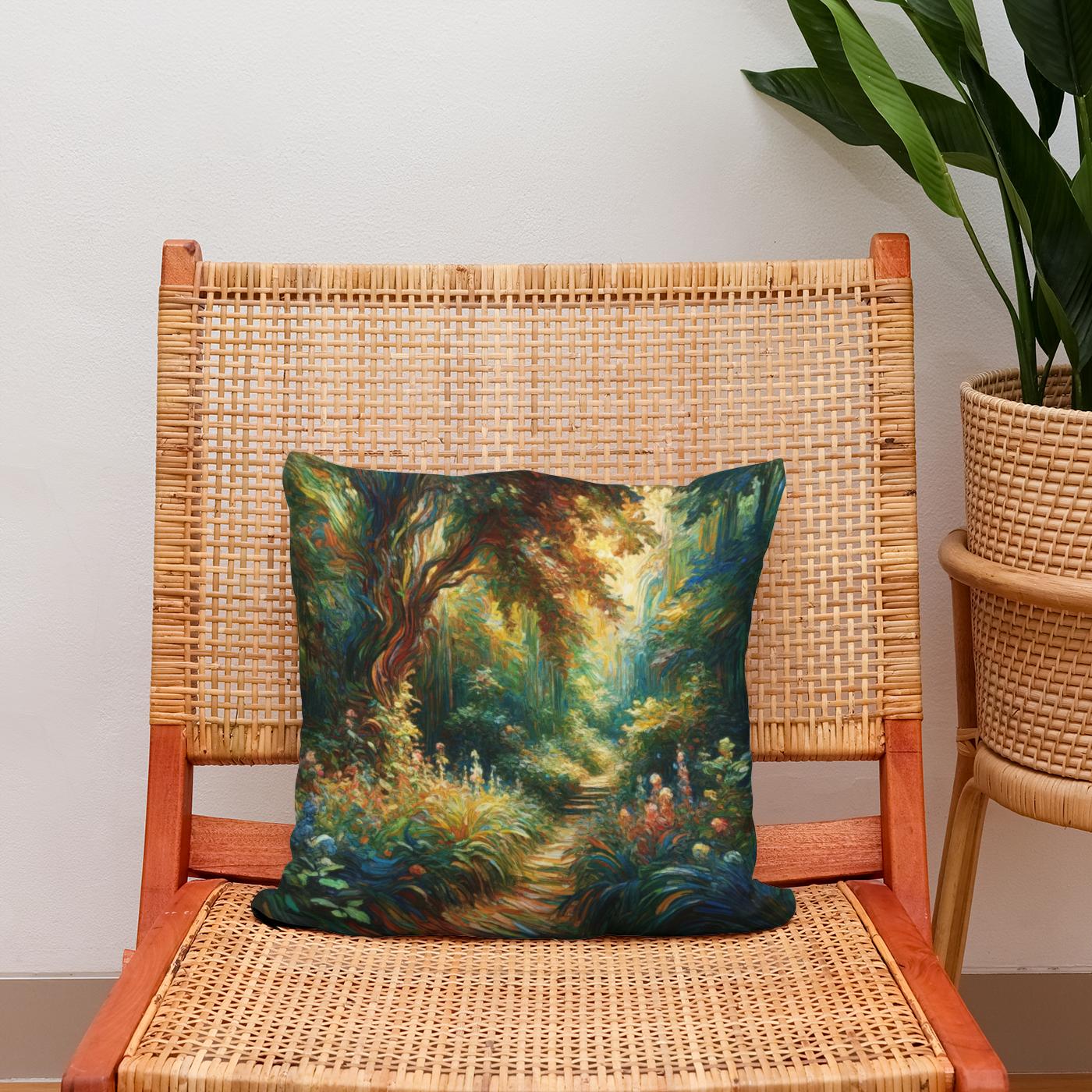 Nature's Embrace Cotton Cushion