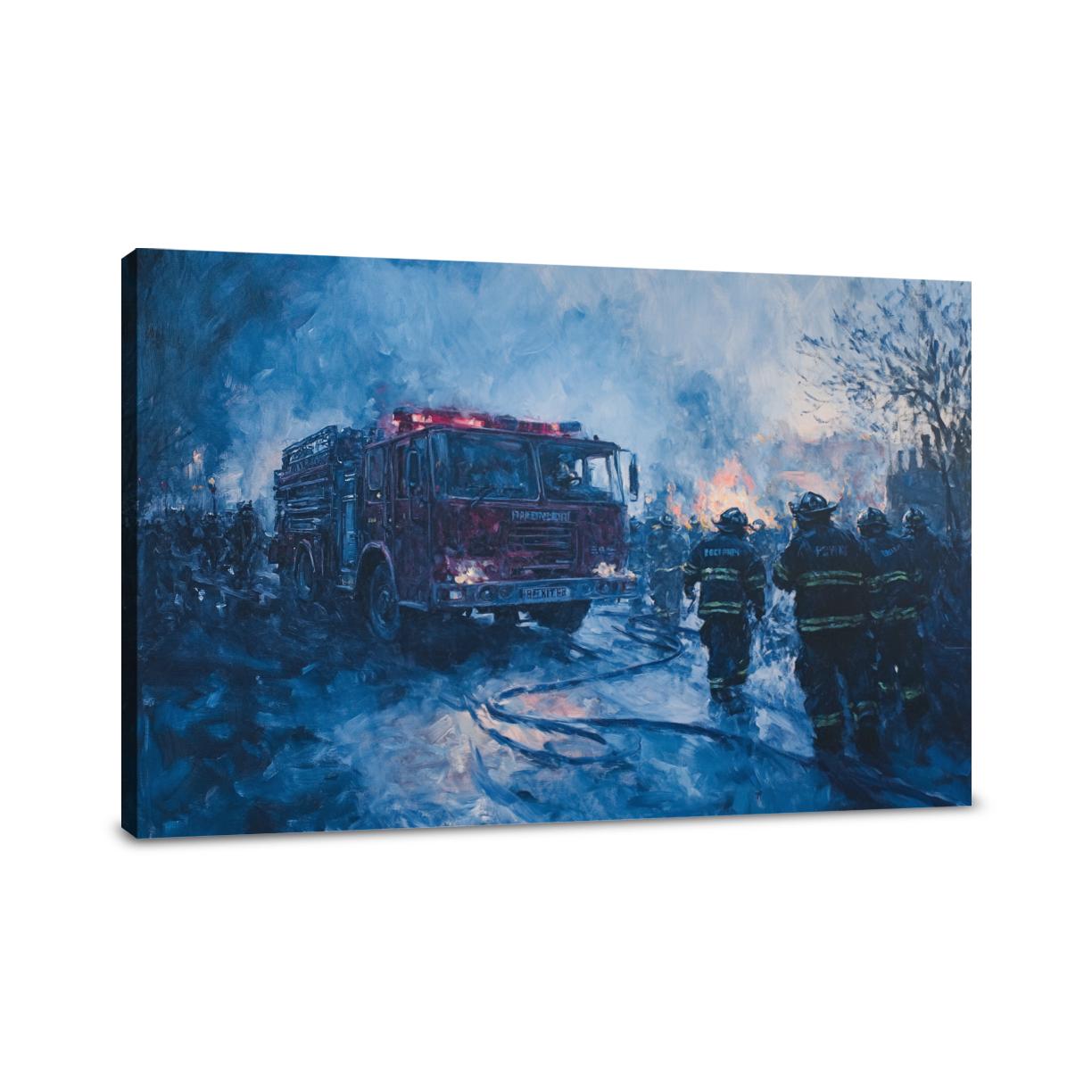Twilight Fire Service Canvas