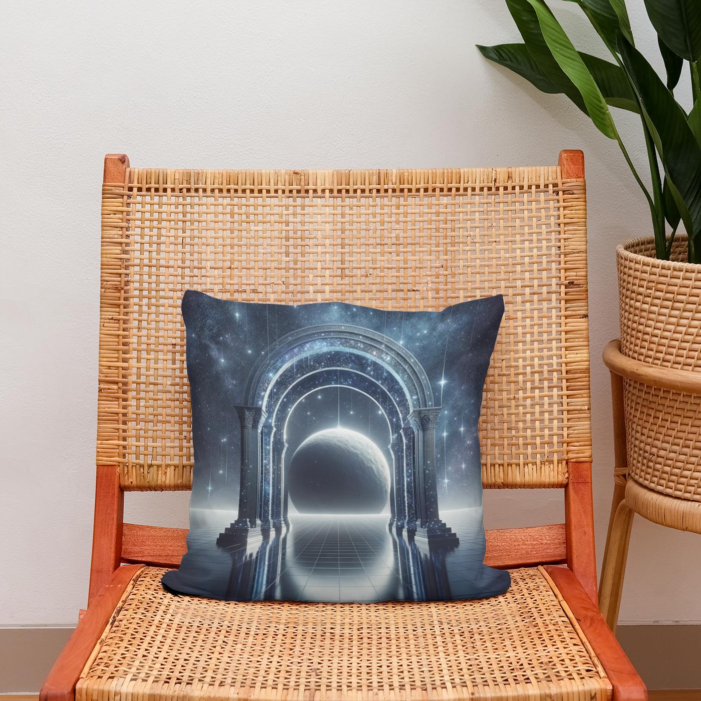 Starry Gateway Cotton Cushion