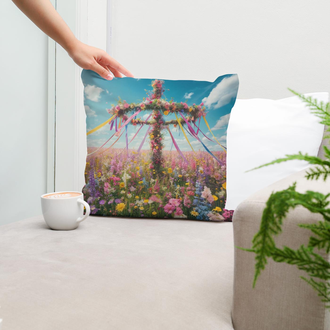 Midsummer Meadow Cotton Cushion