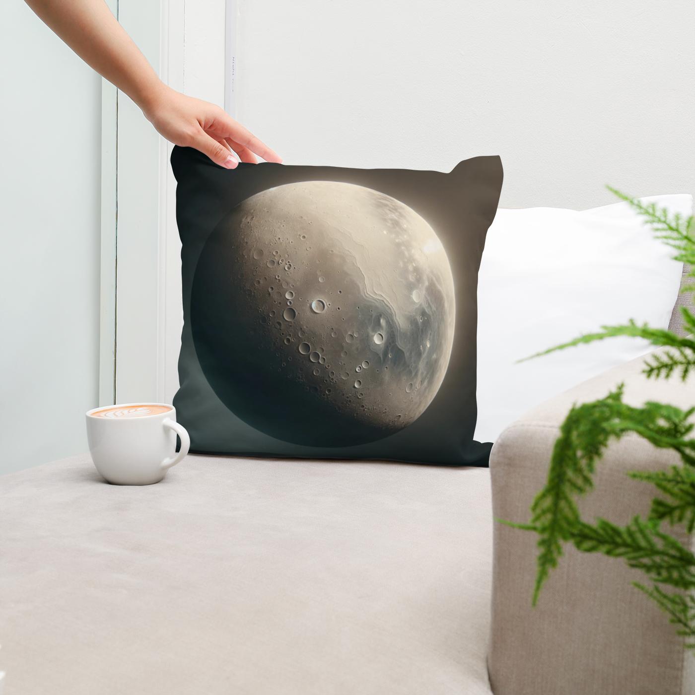 Mercury's Silent Majesty Cotton Cushion