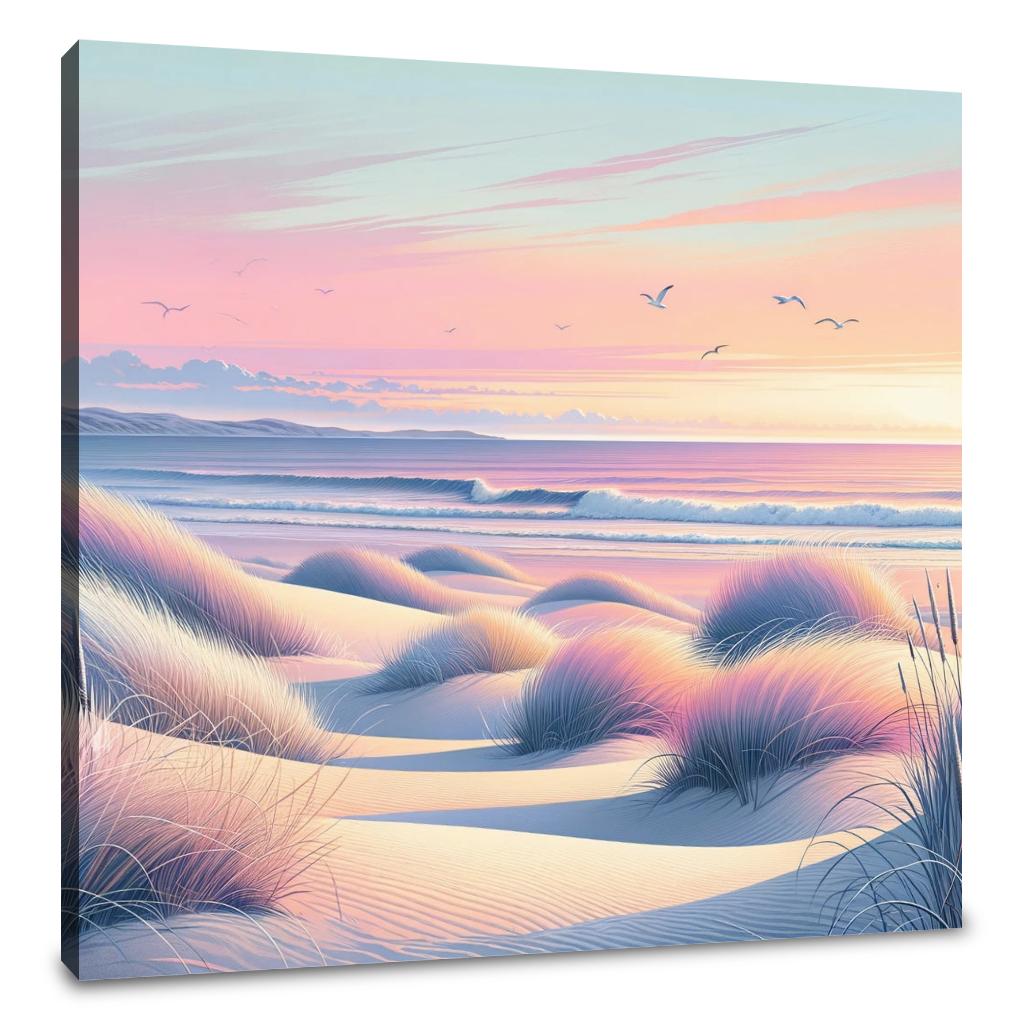 Sunset Beach Serenity Canvas