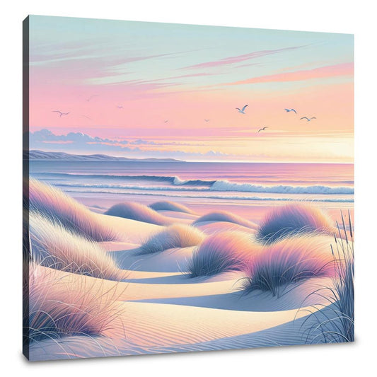 Sunset Beach Serenity Canvas