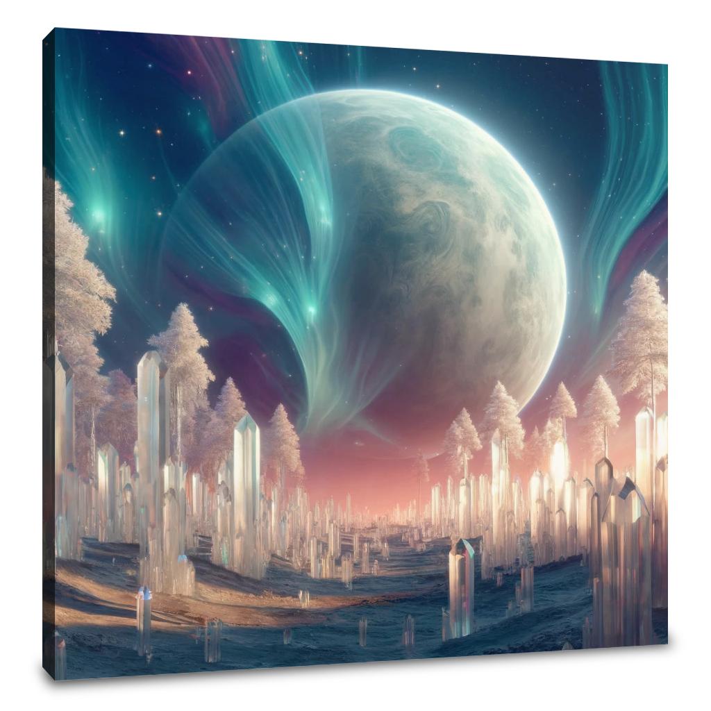 Crystalline Enchantment Canvas