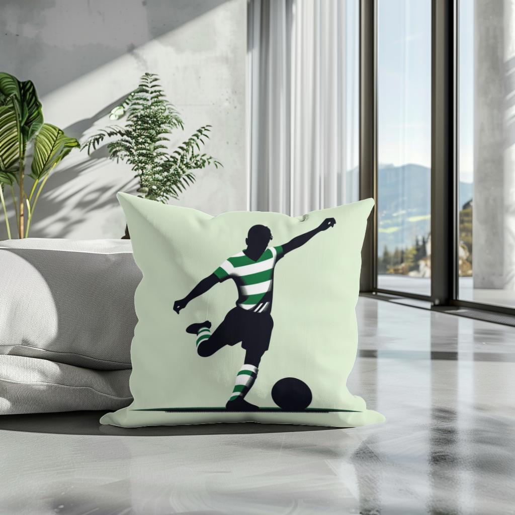 Celtic Free Kick Cotton Cushion