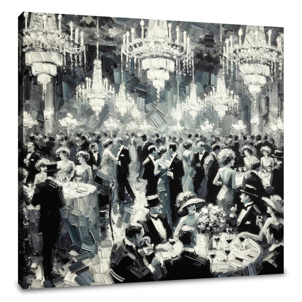 Monochrome Glamour Canvas