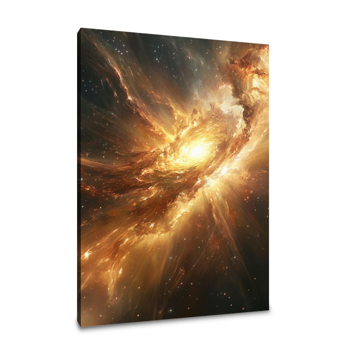 Celestial Starburst Canvas