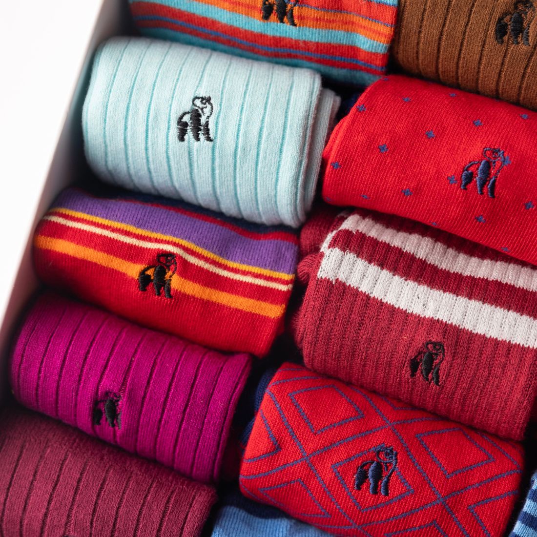 Build Your Own Bamboo Sock Gift Box – 15 Pairs