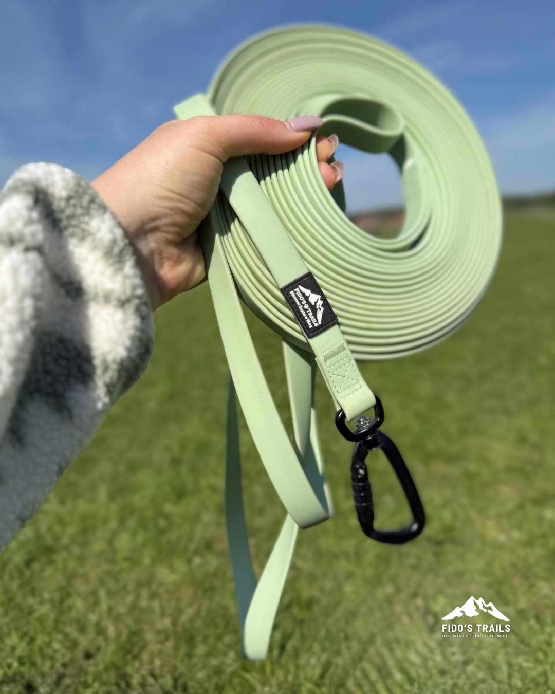 Waterproof 10m Longline Lead | Fido’s Trails – Durable, Lightweight, Ideal for Dog Training and Outdoor Adventures