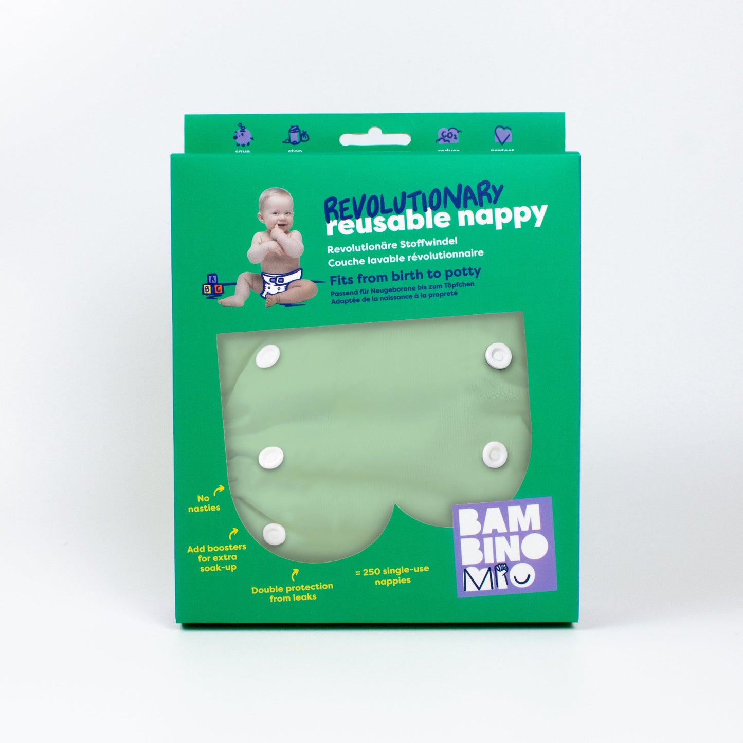 Revolutionary Reusable Nappy in Mint