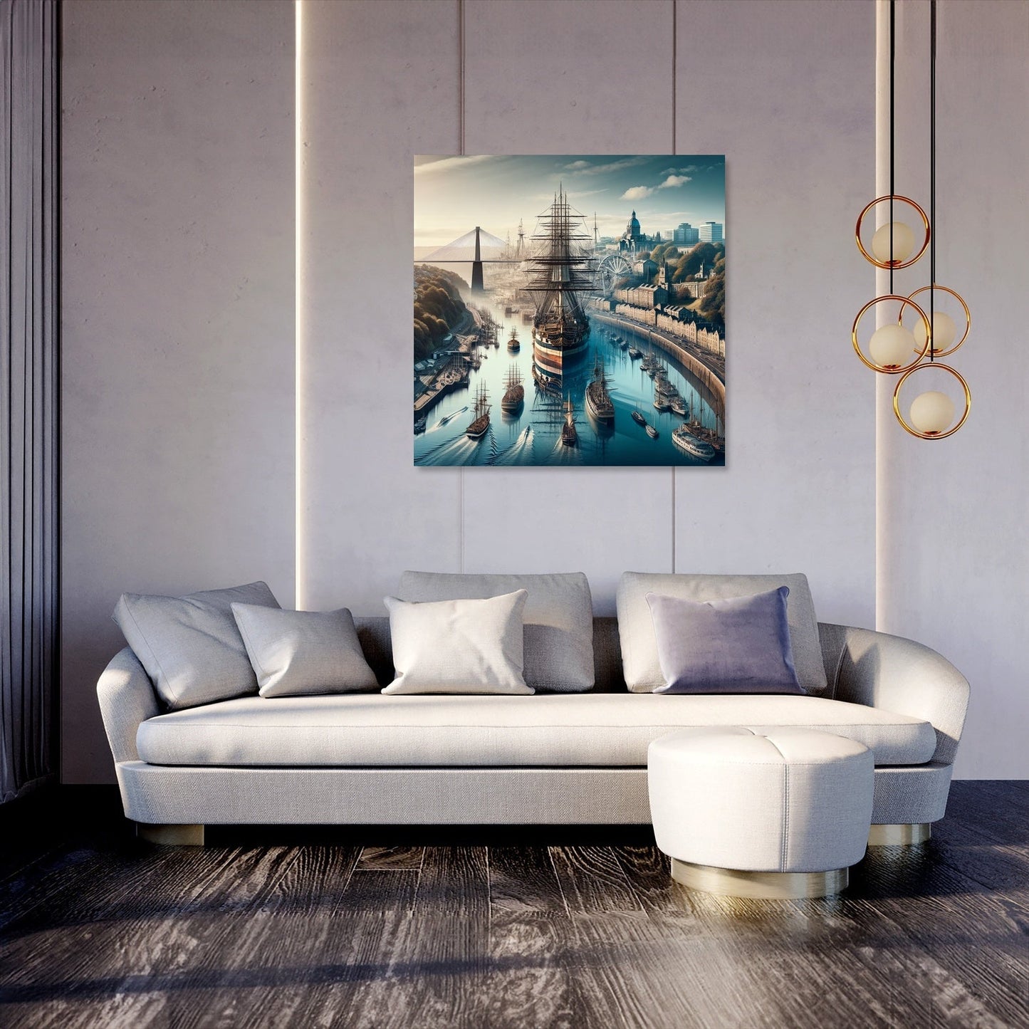 Panoramic Bristol Canvas