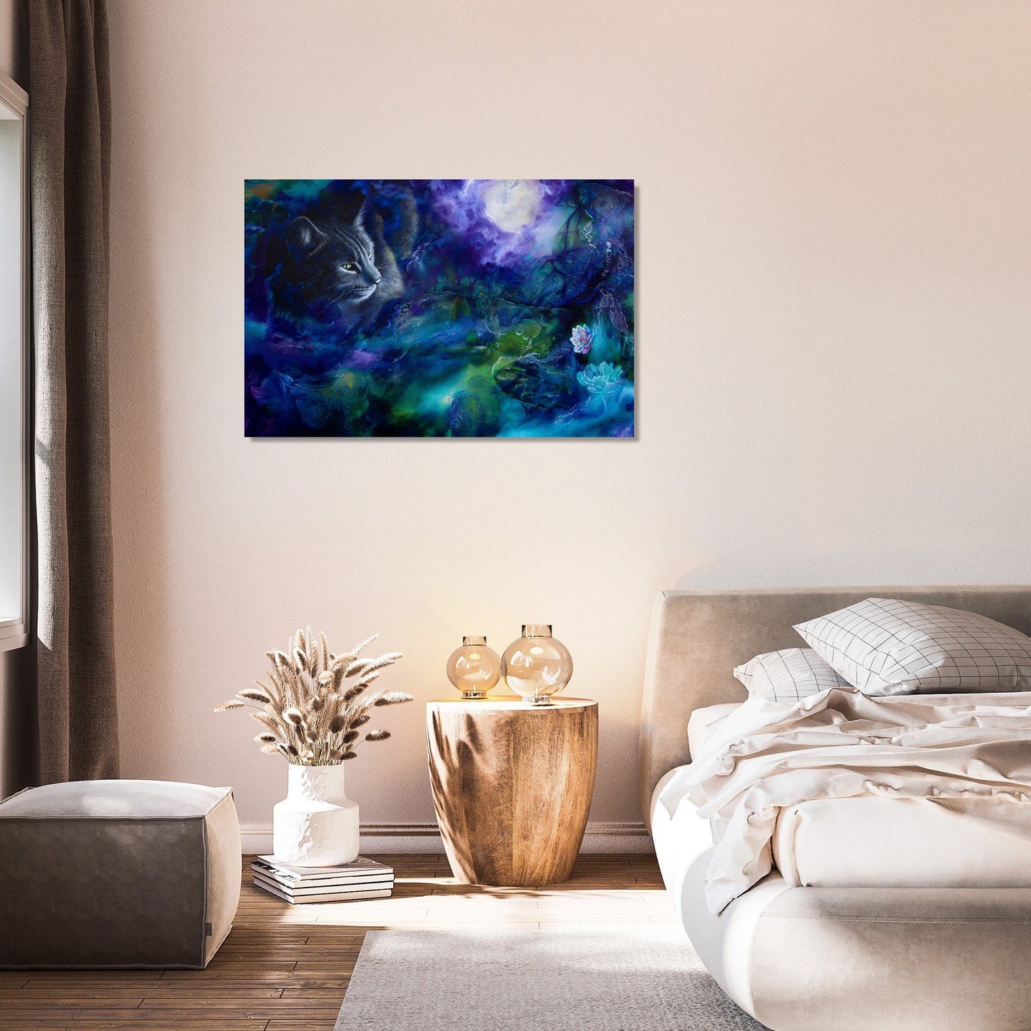 Dreaming Cat Canvas