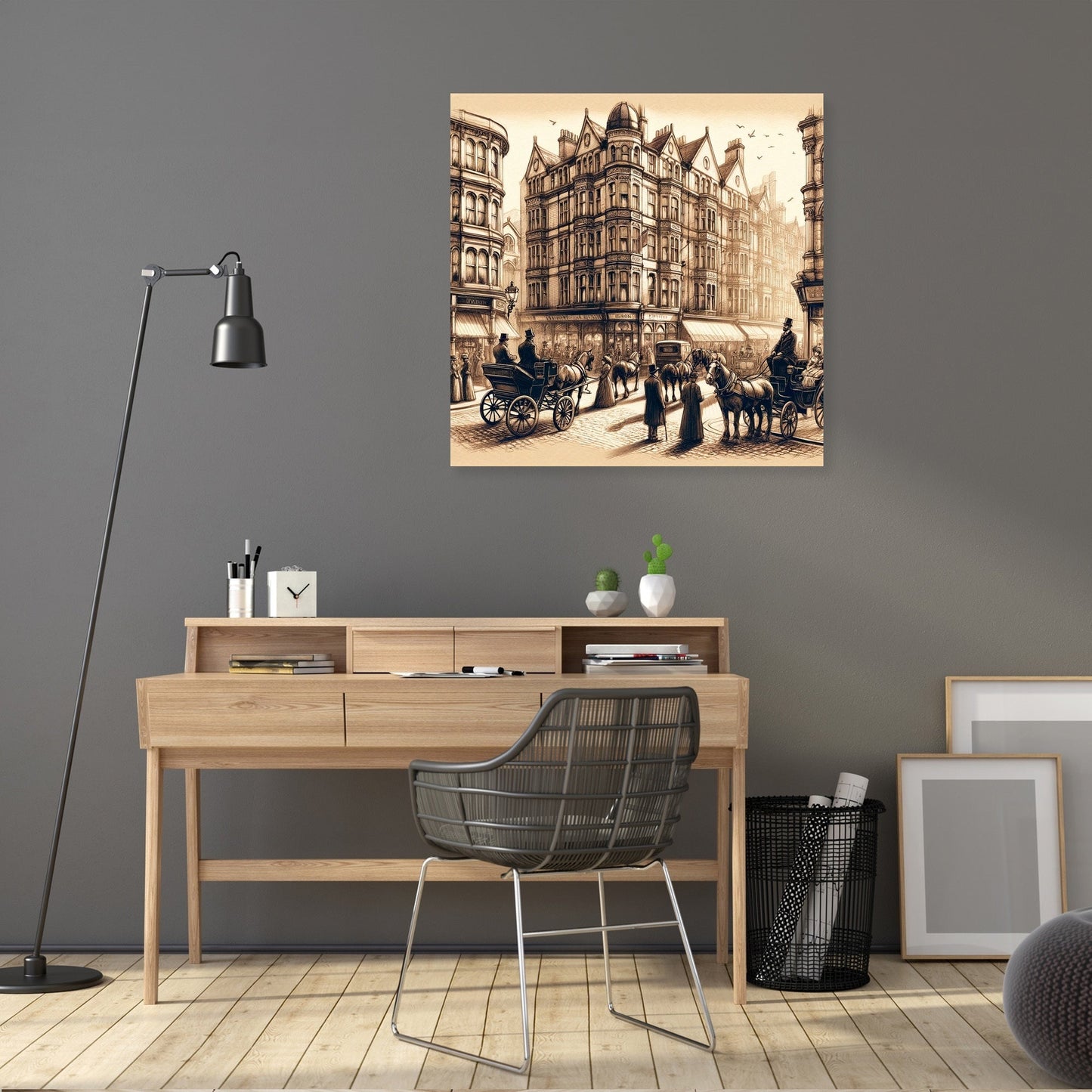 Victorian Brighton Street Canvas