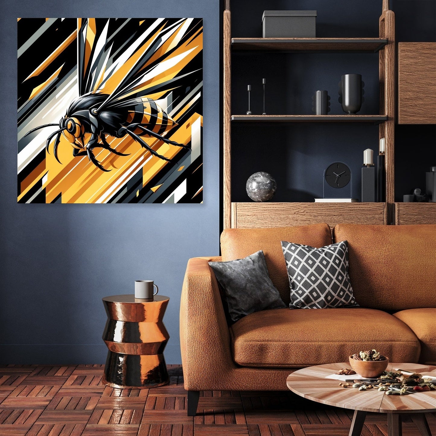 Hornet in Flight Canvas