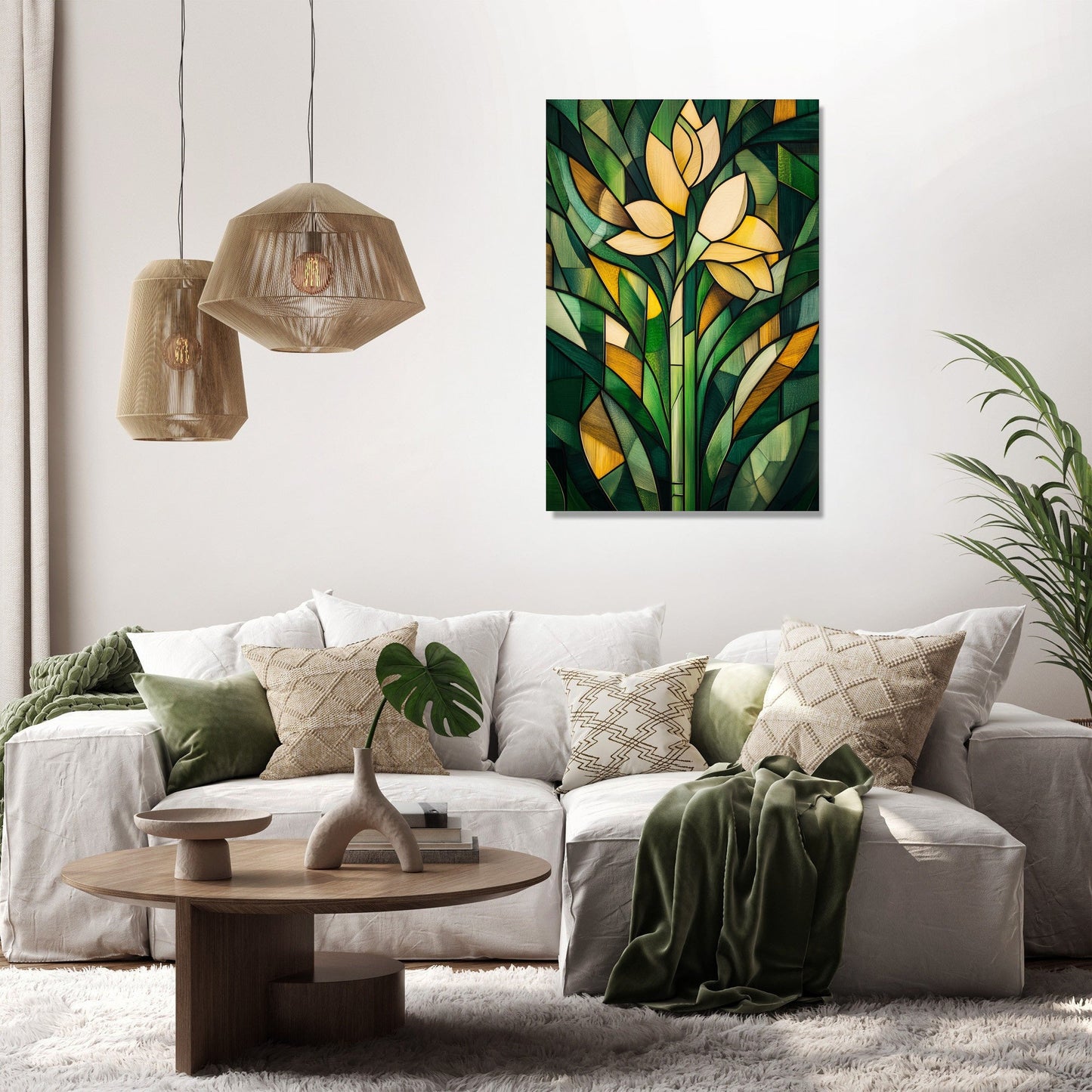 Leek and Daffodil Canvas