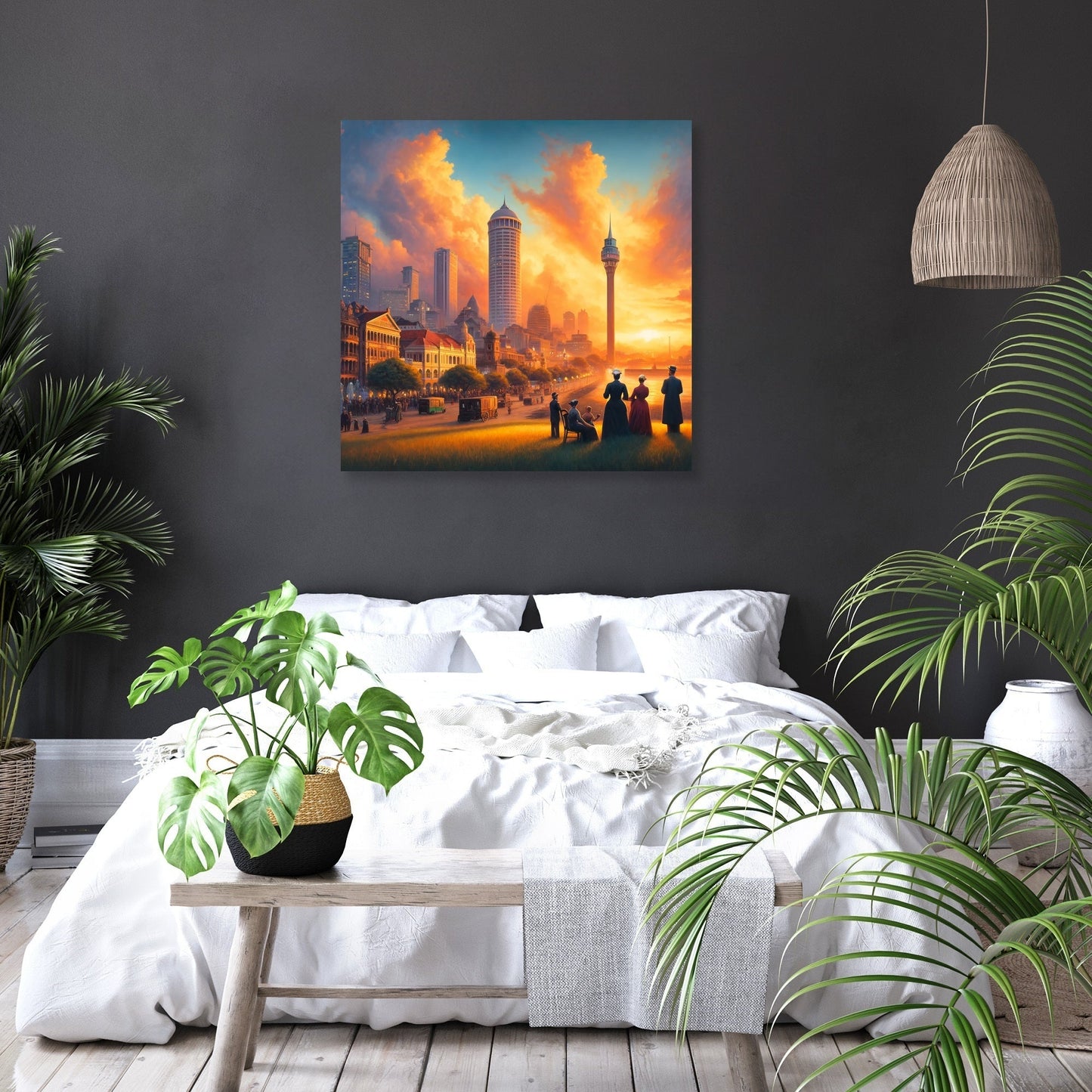 Sunset in Colombo Canvas