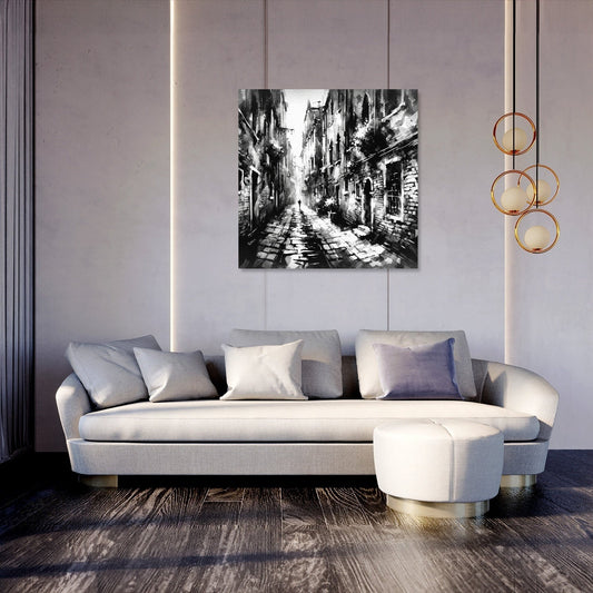 Shadowed Alley Canvas