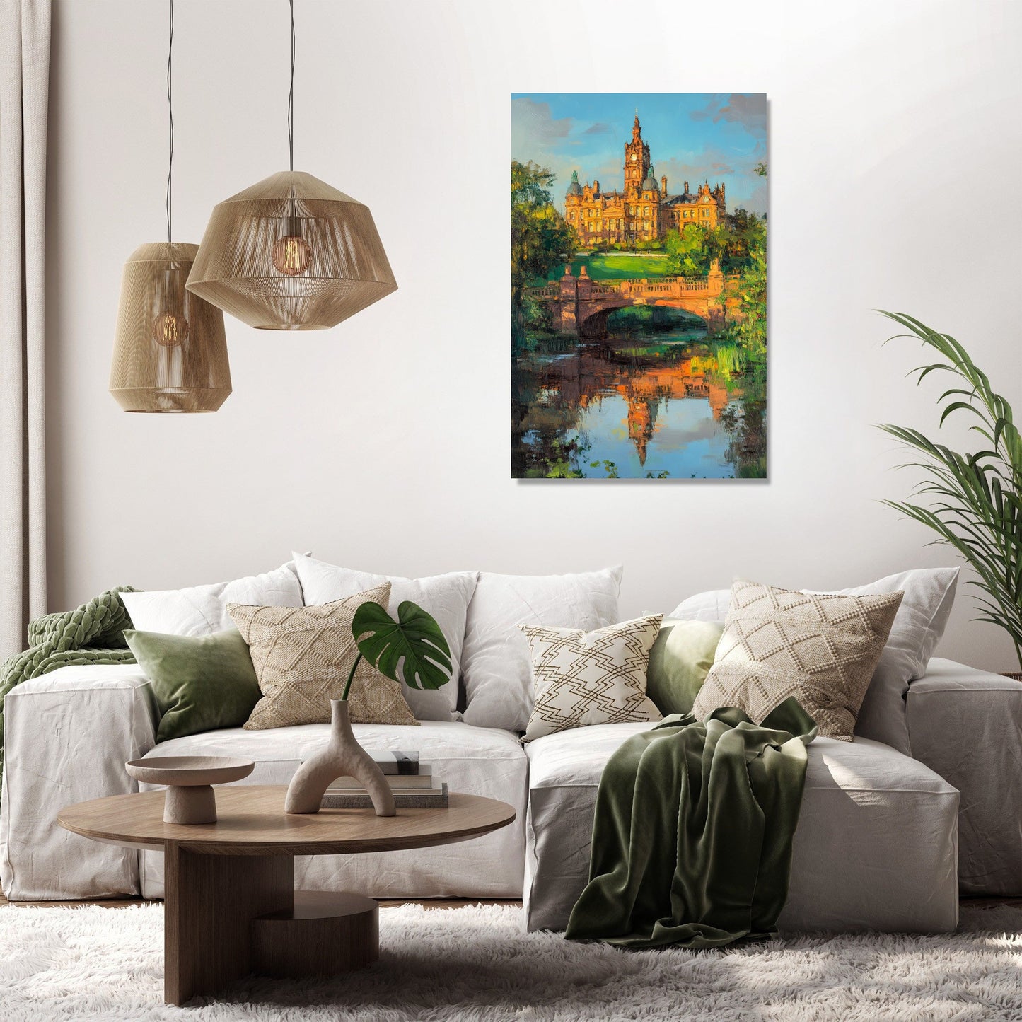 Kelvingrove Golden Hour Canvas
