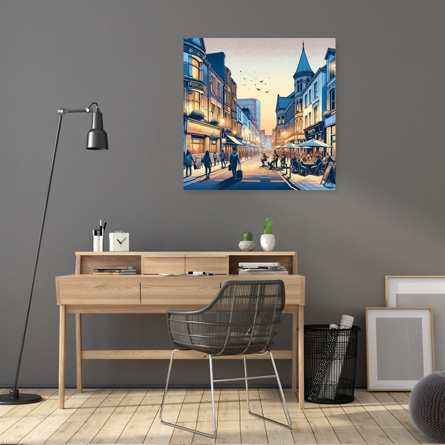St. Mary Street Nightlife Canvas