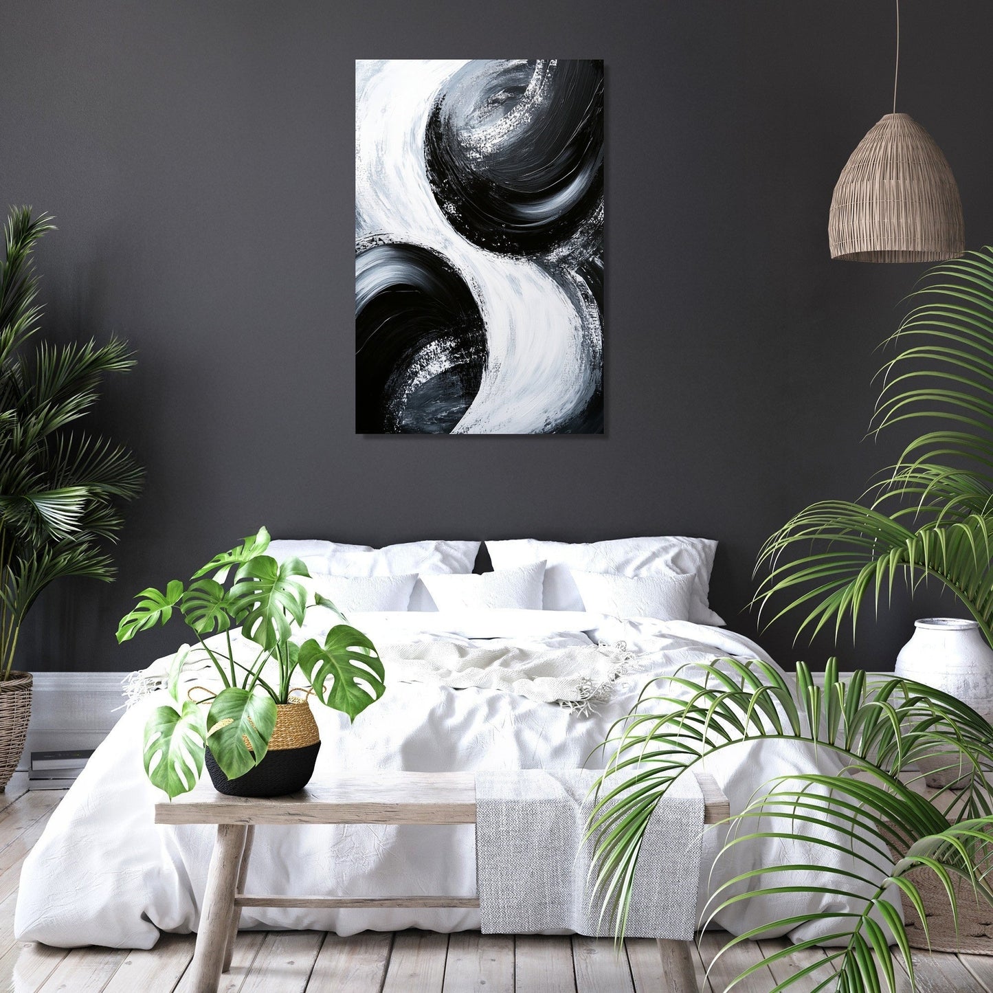 Emotion's Swirl Canvas