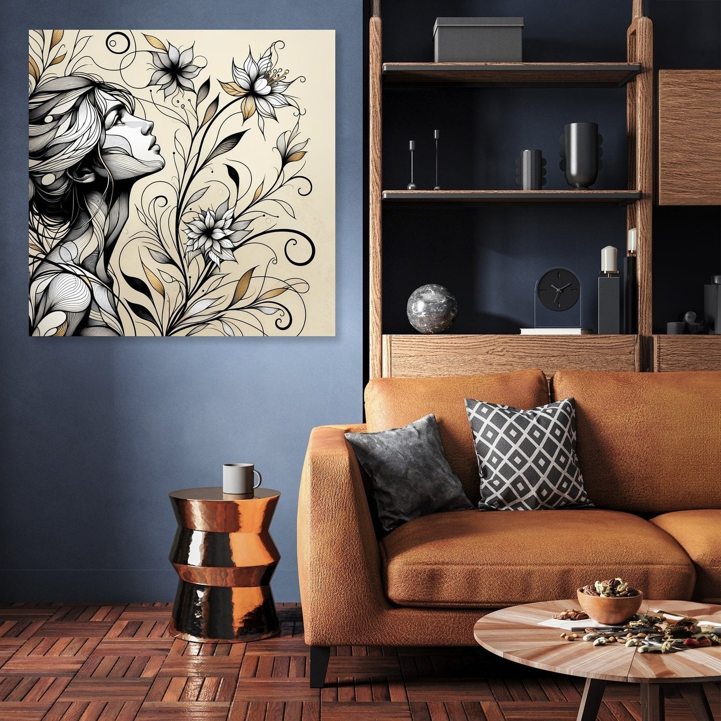 Serene Blossom Canvas