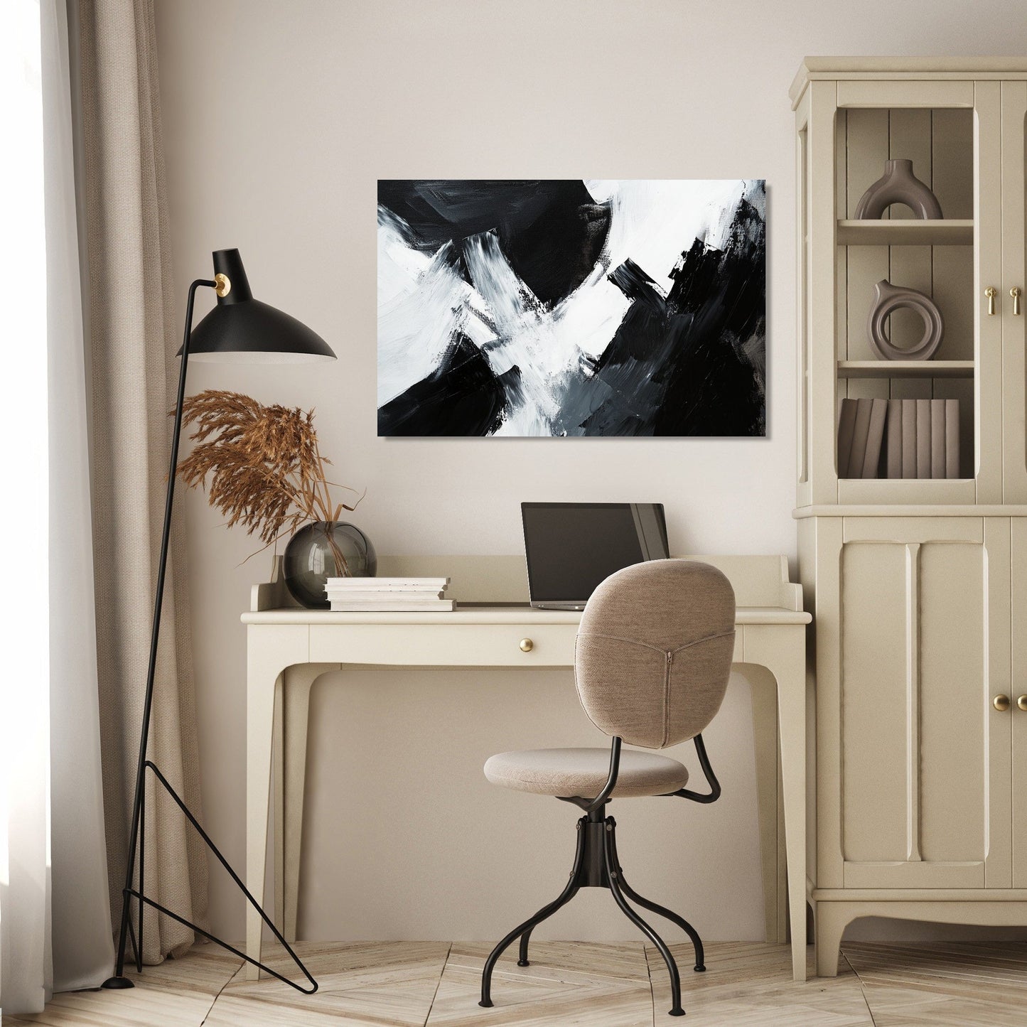 Angular Elegance Canvas