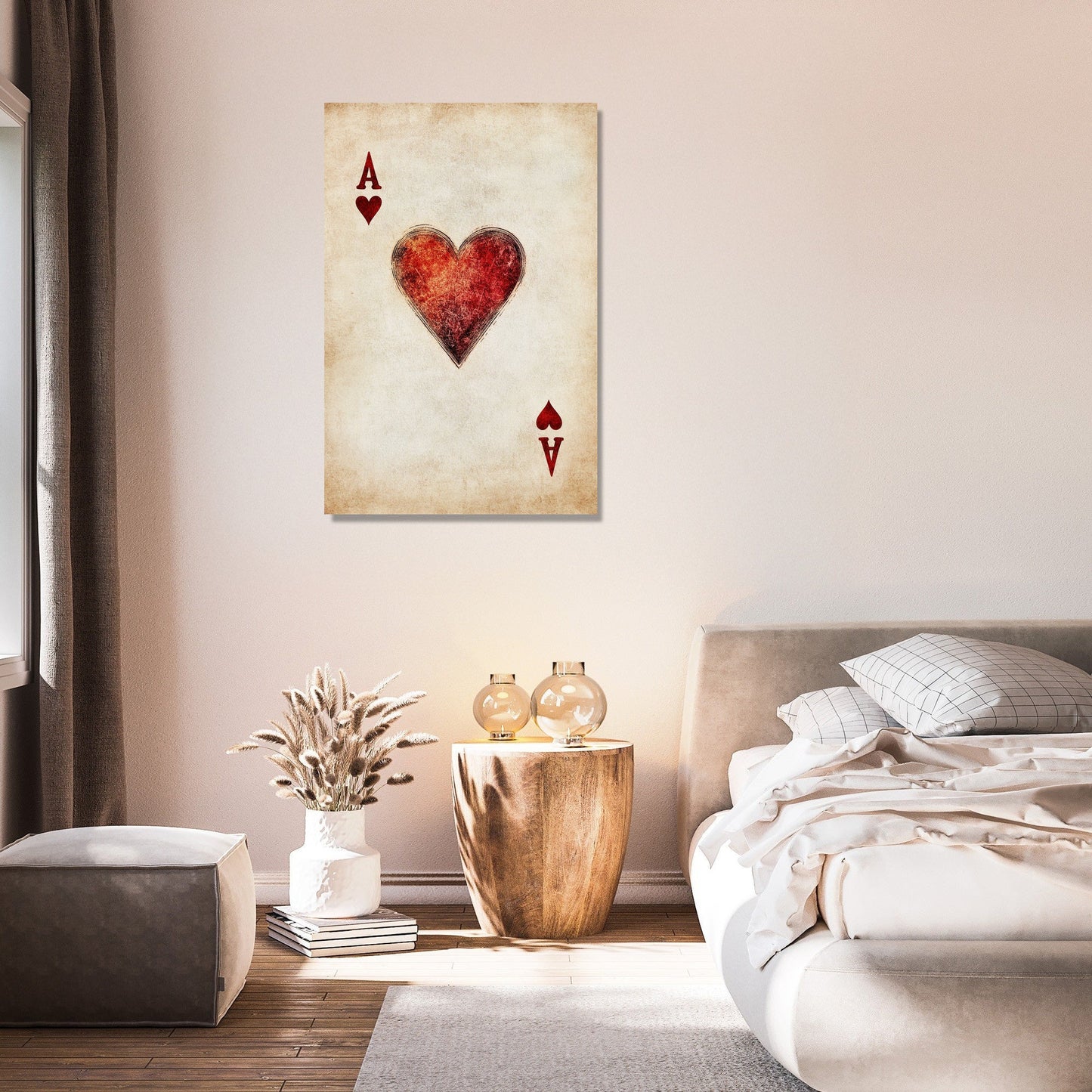 Ace of Hearts Canvas