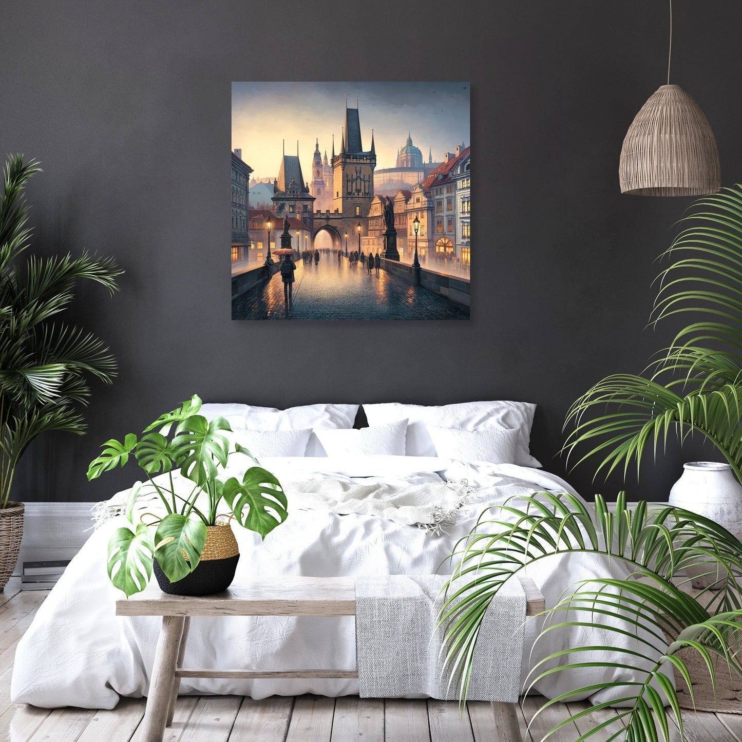 Prague Panorama Canvas