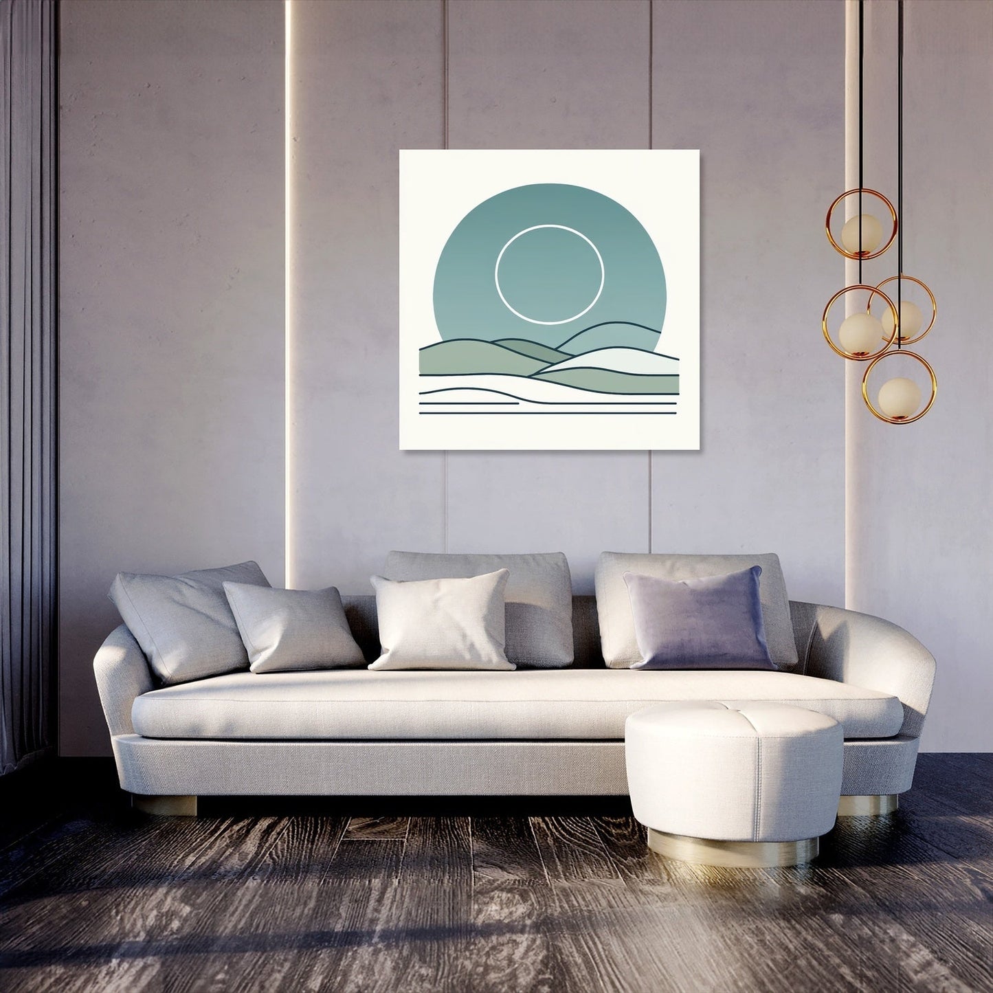 Subtle Harmony Canvas