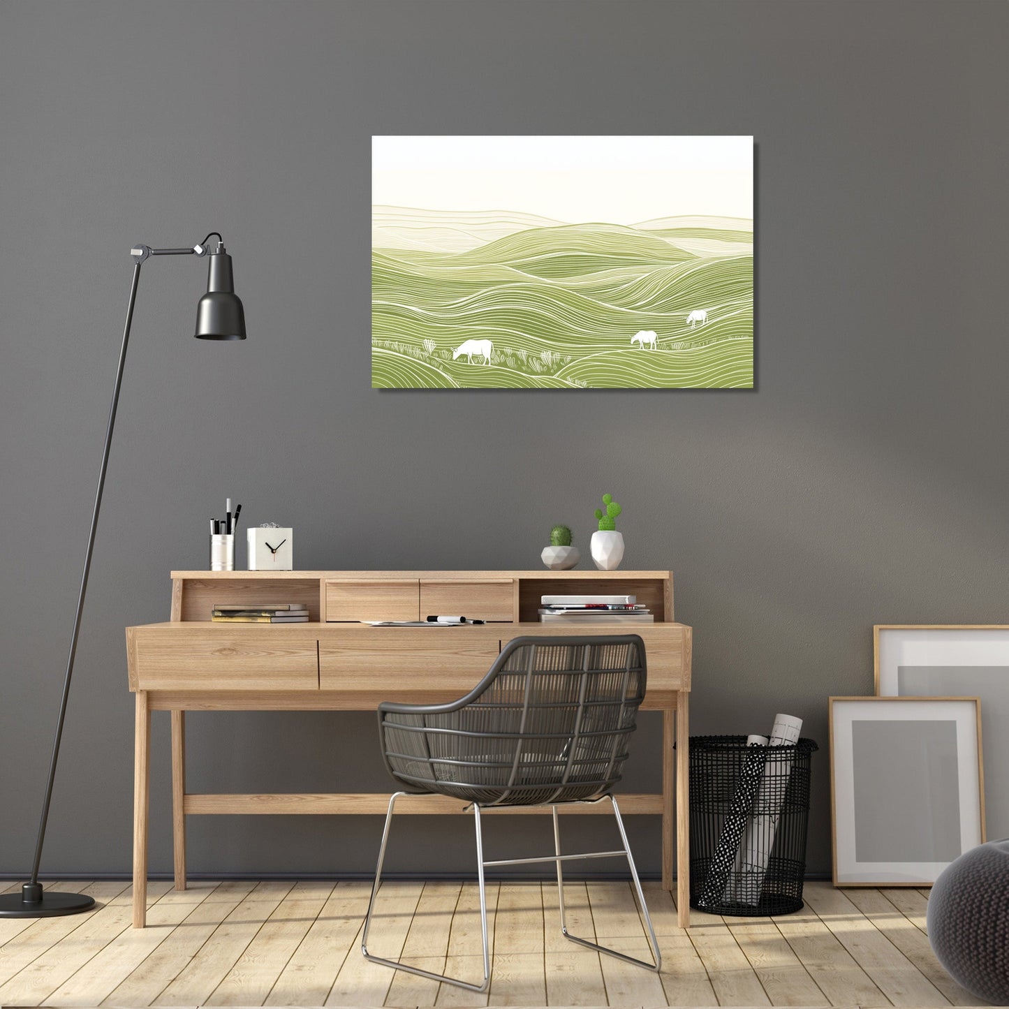Grazing Fields Canvas