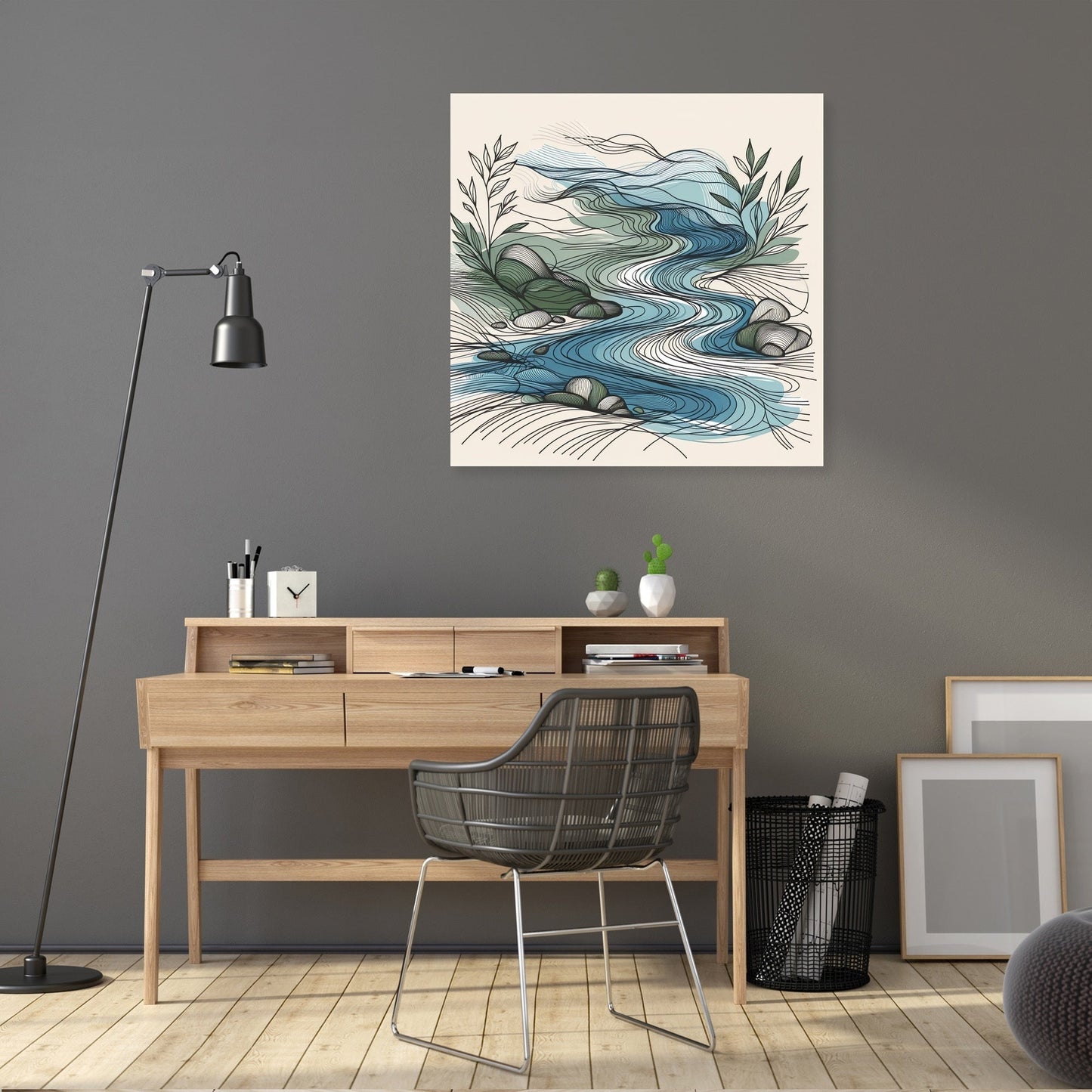 Flowing River Canvas