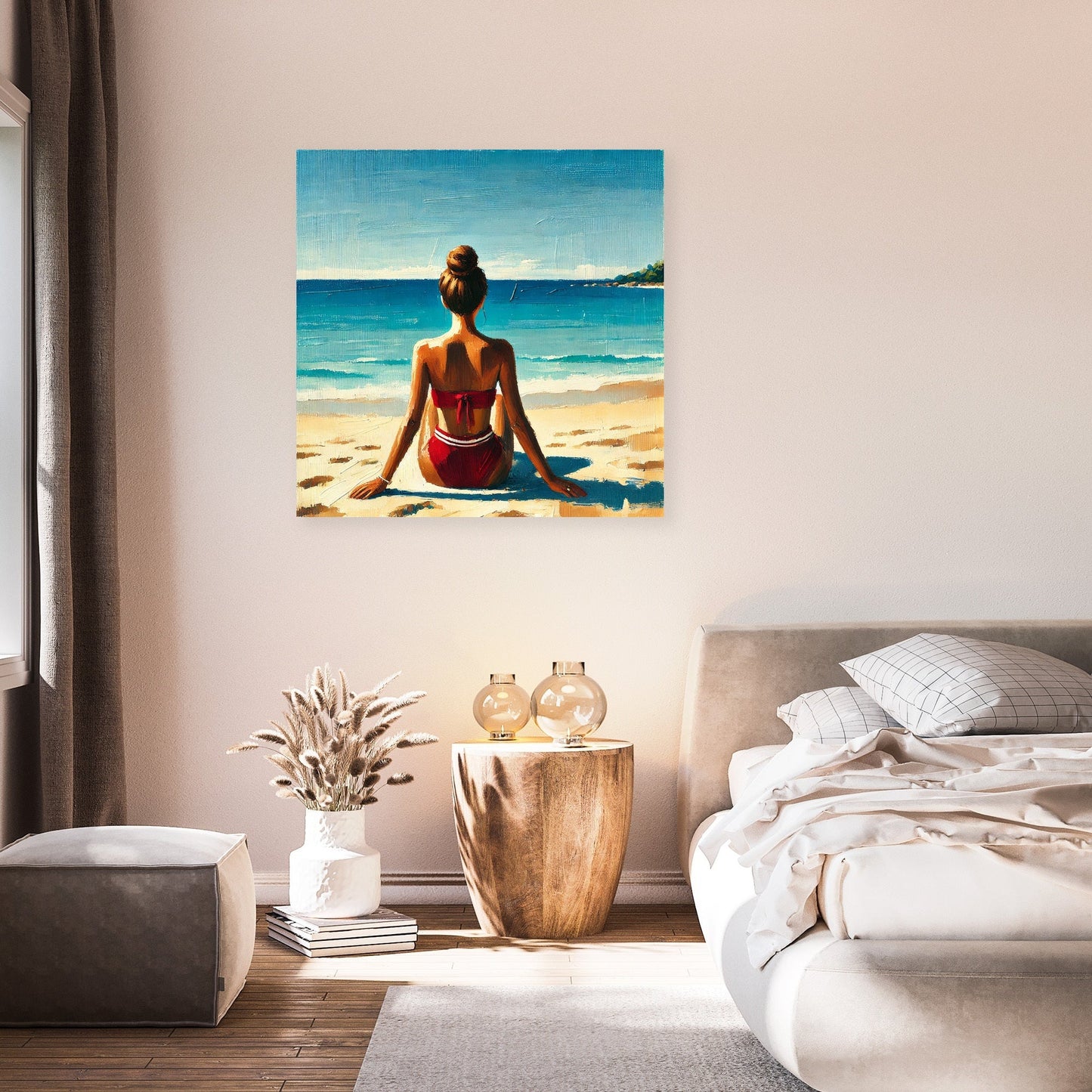 Tranquil Beach Serenity Canvas