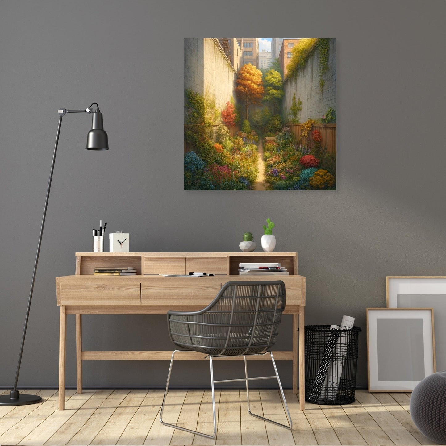Hidden Autumn Garden Canvas