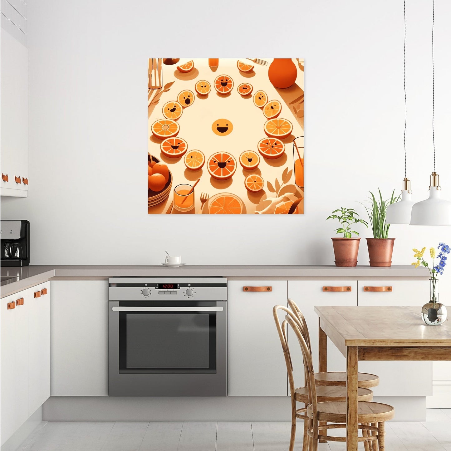 Citrus Circle Canvas