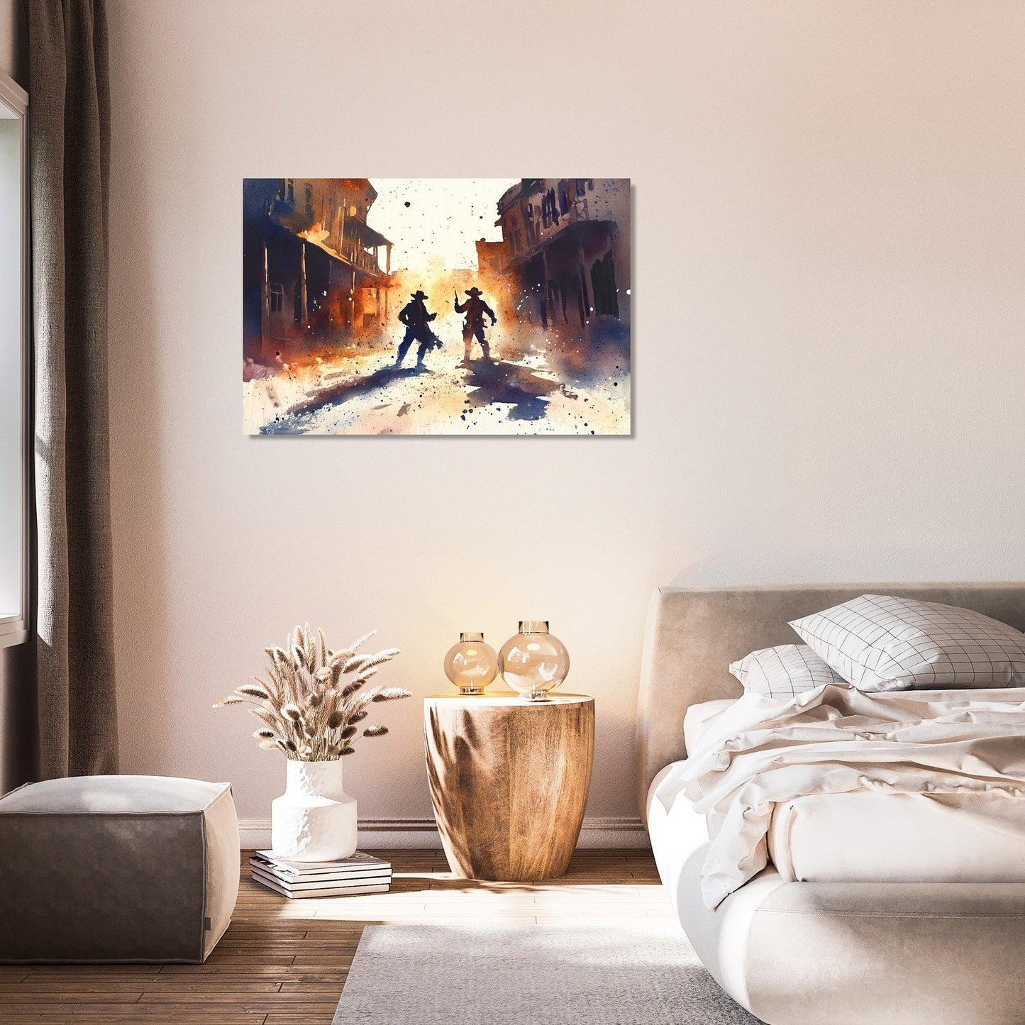 Outlaws at High Noon Canvas