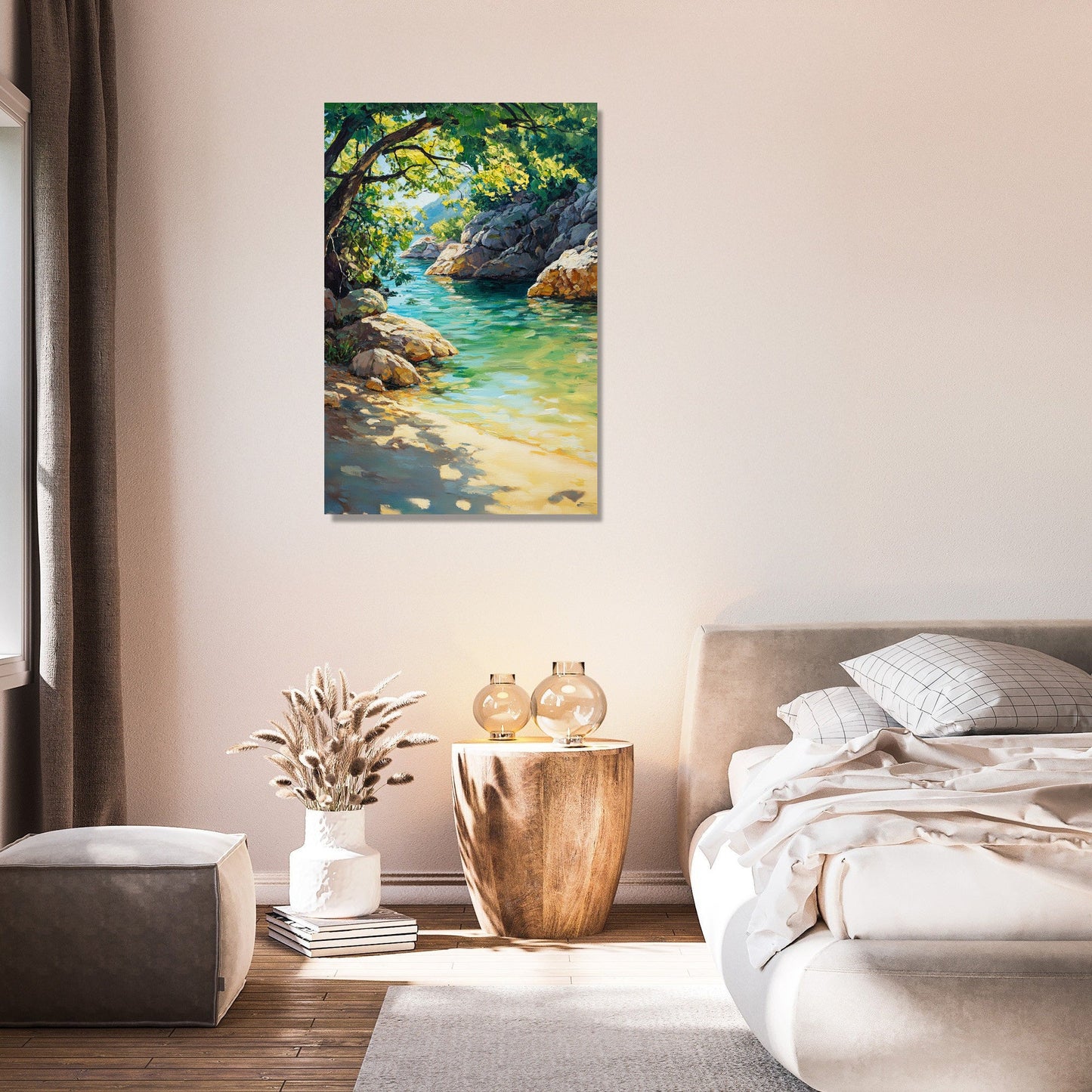 Crystal Cove Reflection Canvas