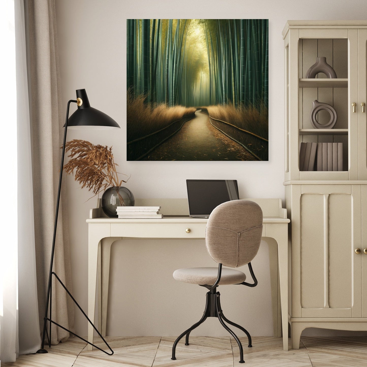 Serene Bamboo Grove Canvas