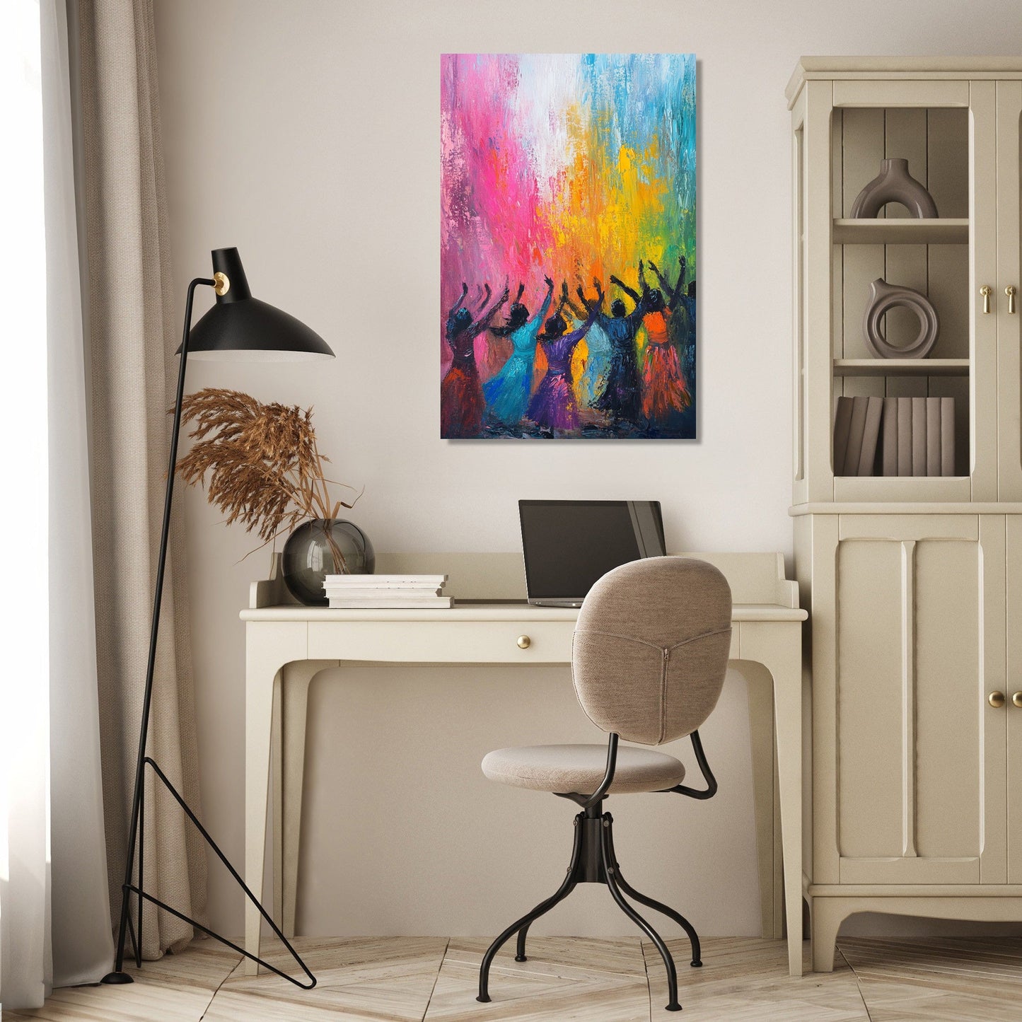 Dancing Colours Canvas