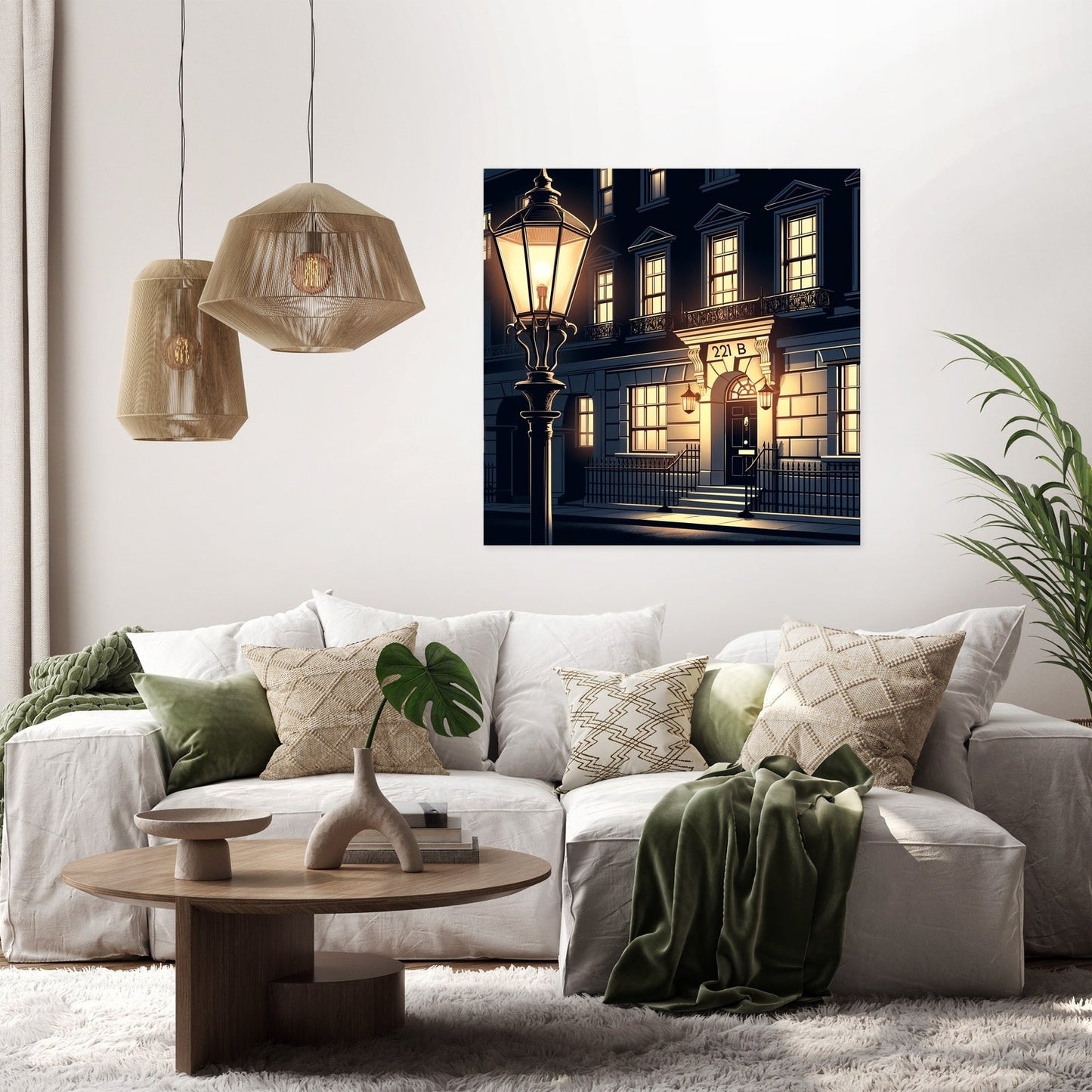 Baker Street Nocturne Canvas