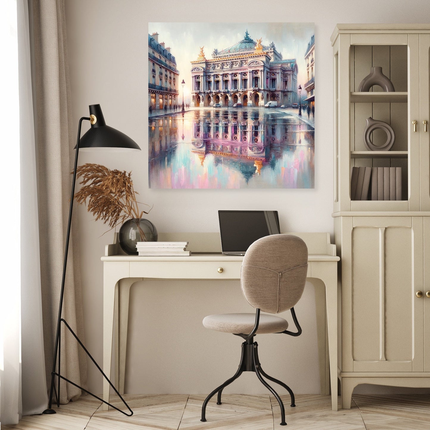 Opera Garnier's Reflection Paris Canvas