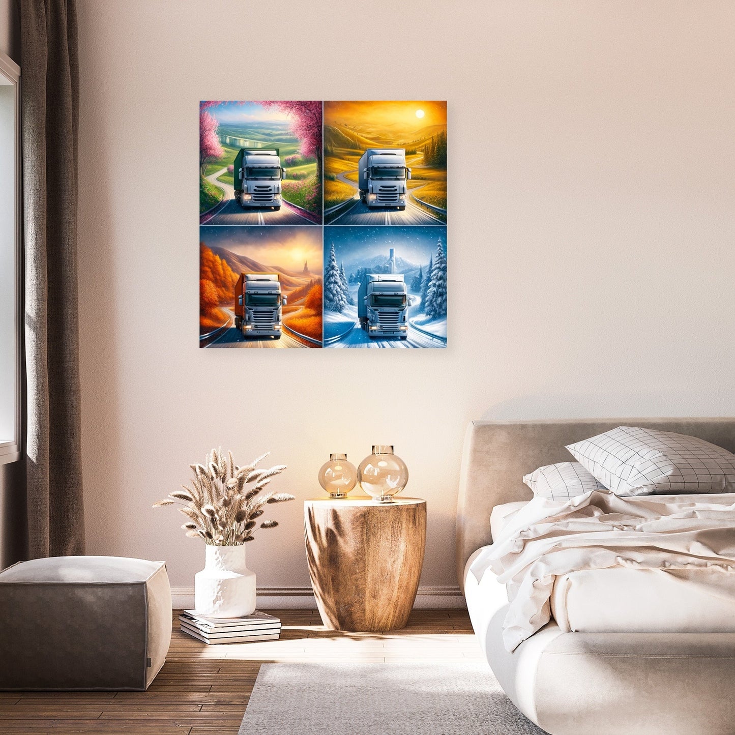 Seasons of the Road Canvas