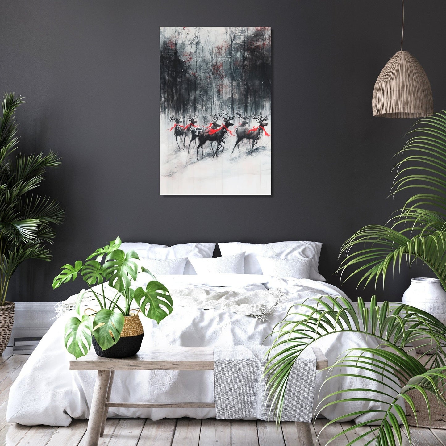 Enchanted Reindeer Canvas