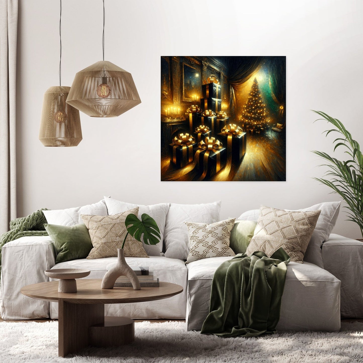 Midnight Christmas Memory Canvas