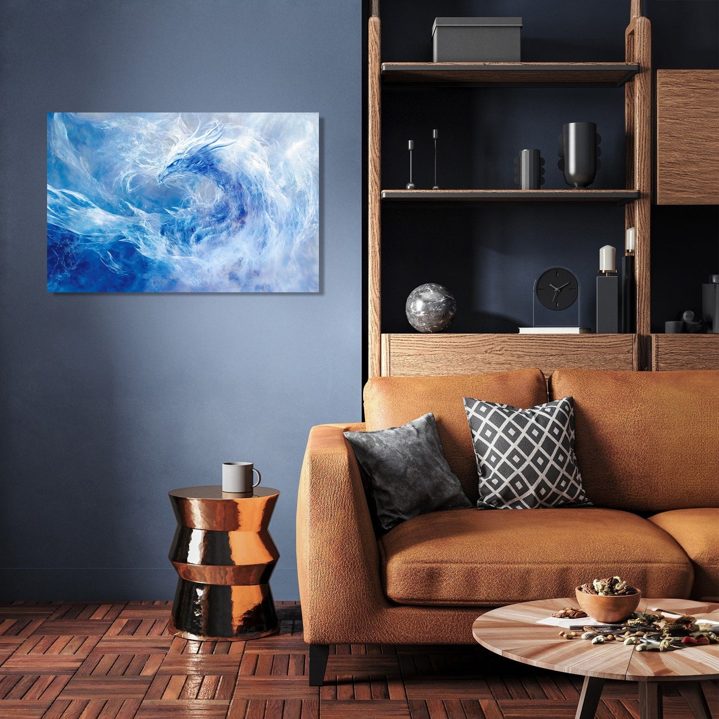 Frostbound Guardian Canvas