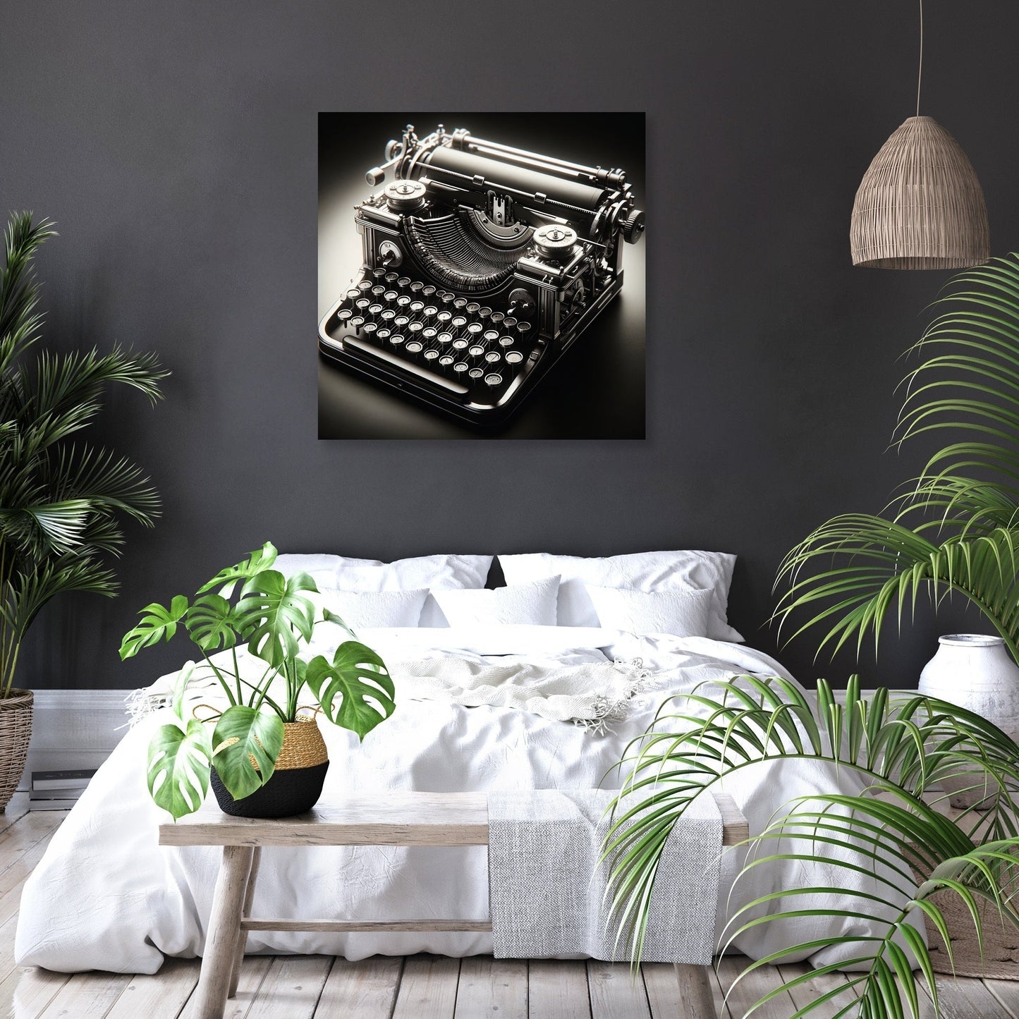 Classic Typewriter Canvas
