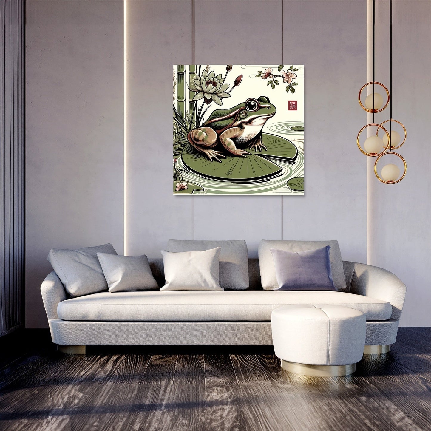 Tranquil Frog Canvas