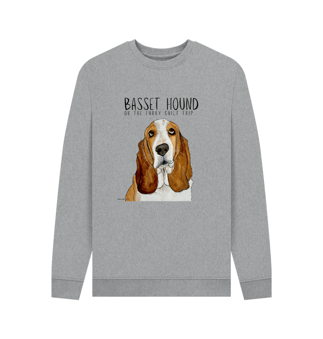 Basset Hound Crew Neck Sweatshirt: The Ultimate Furry Guilt Trip